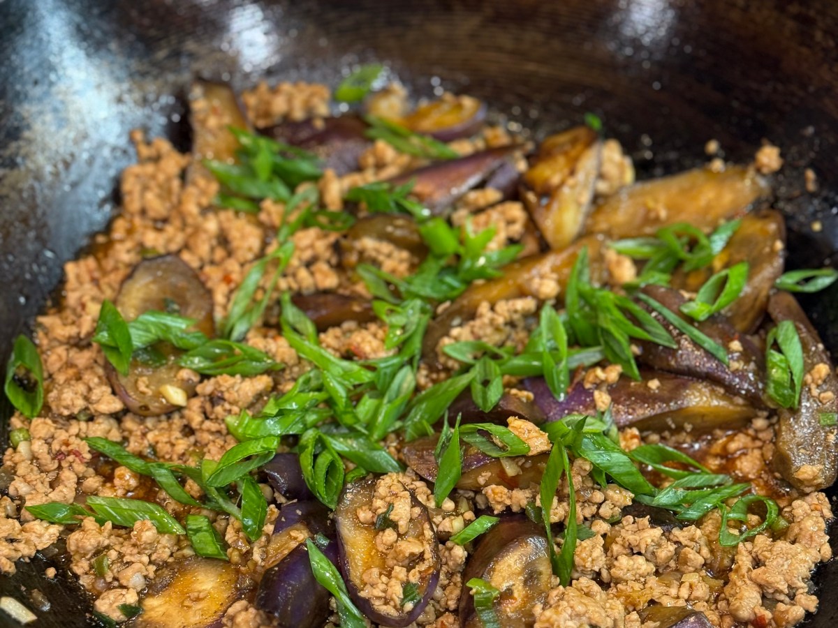 spicy eggplant & minced&nbsp;pork