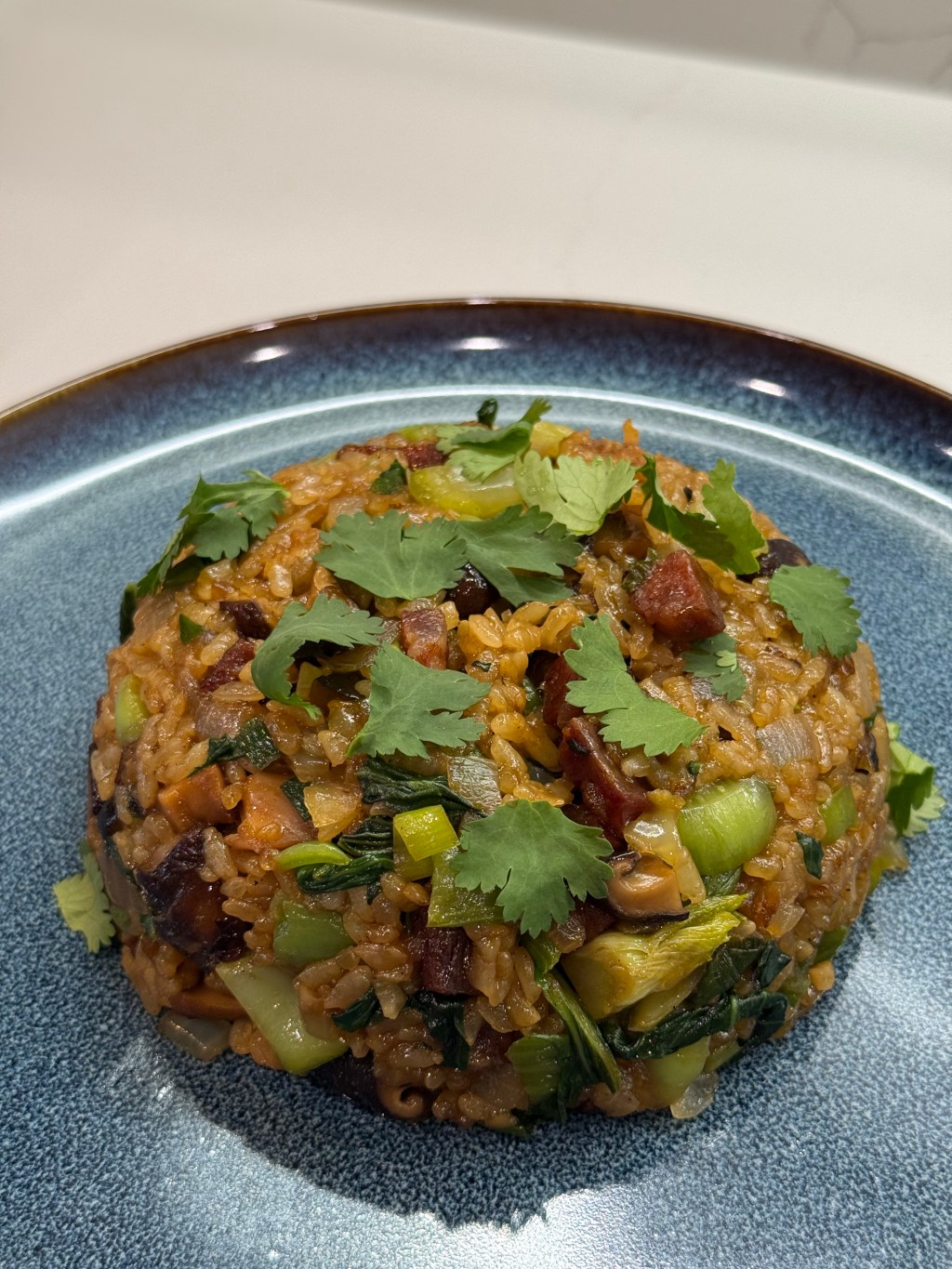 chinese sausage sticky rice