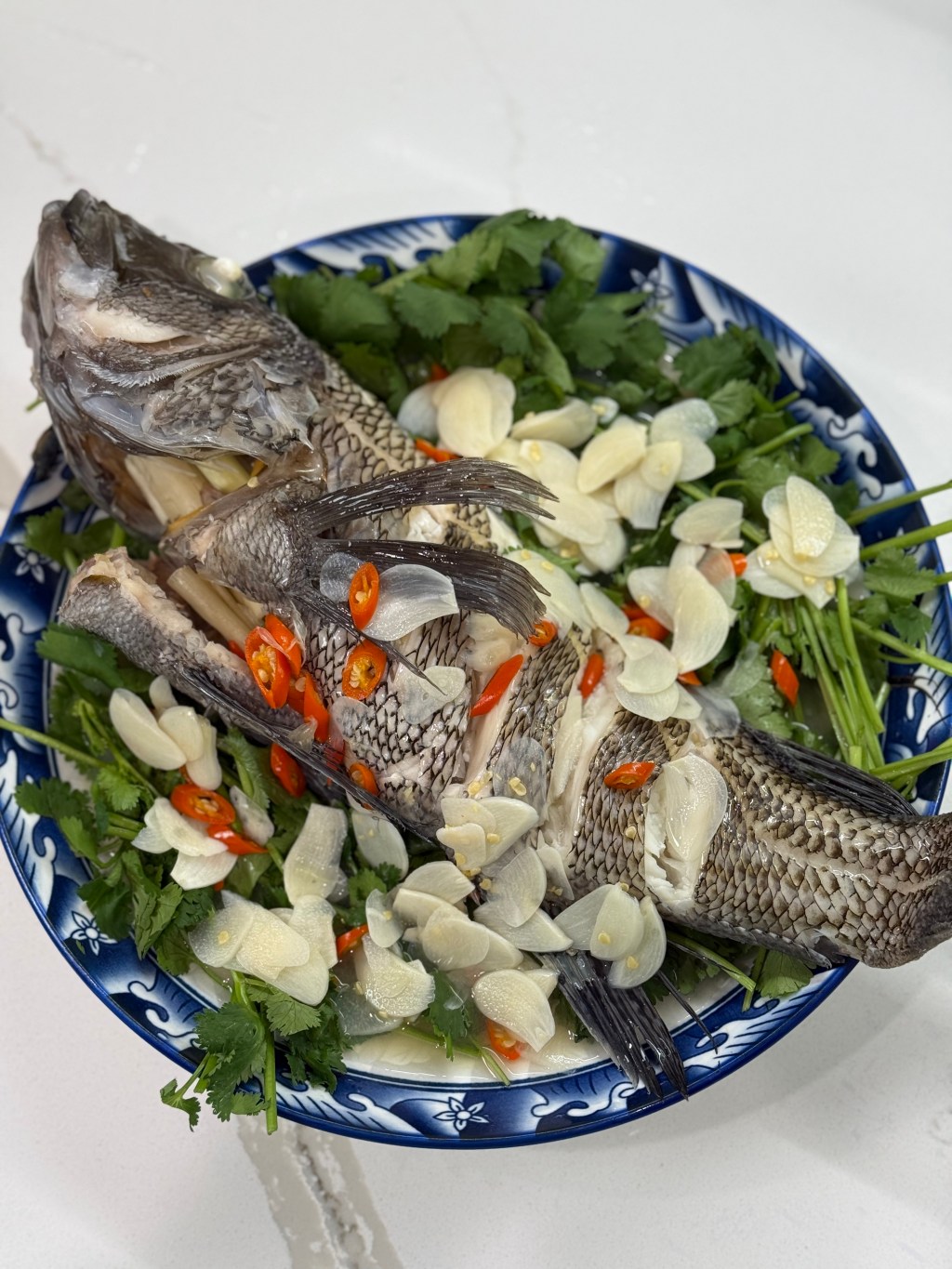 thai steamed fish