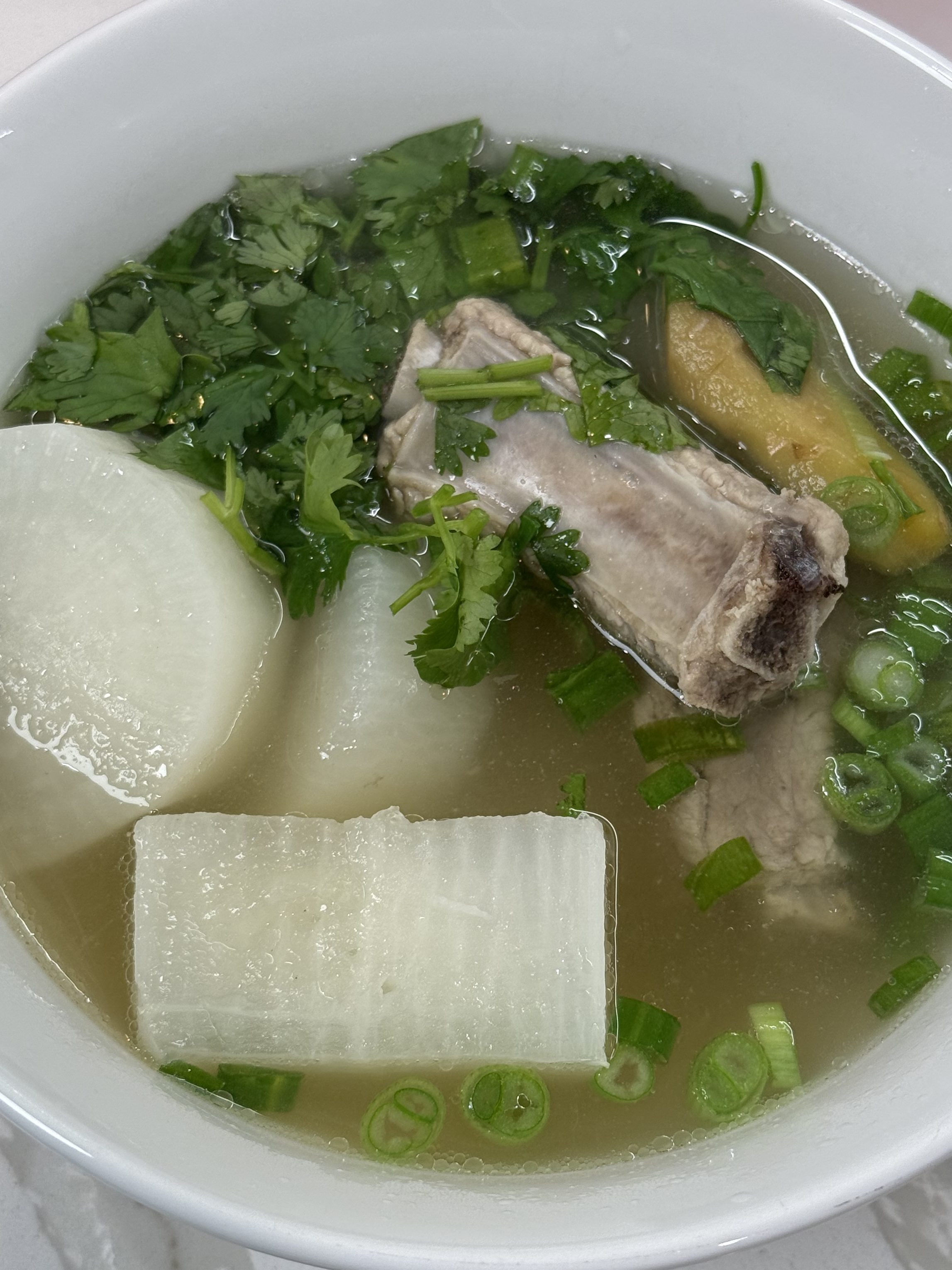 daikon pork rib&nbsp;soup