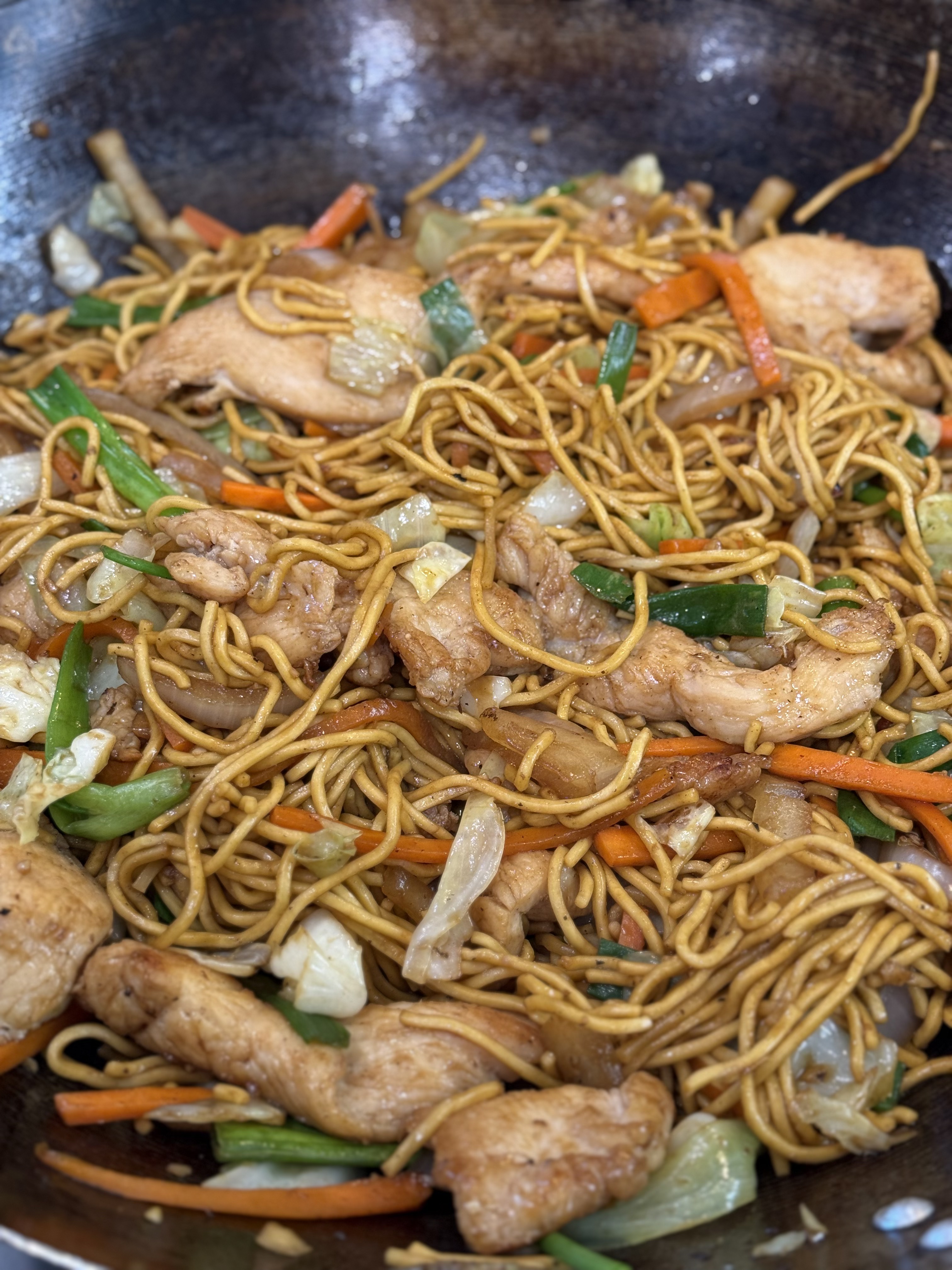 chicken lo mein