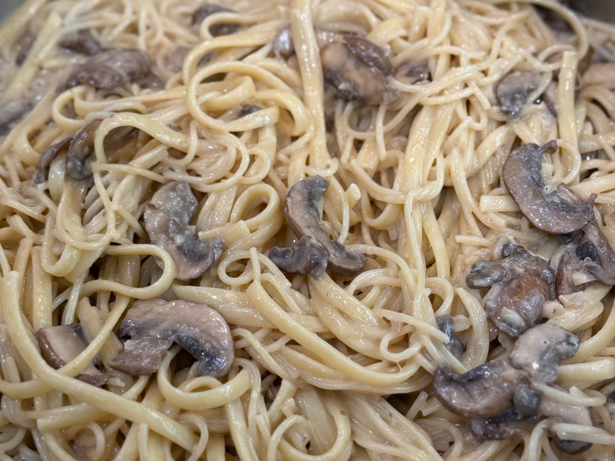 creamy miso mushroom&nbsp;pasta