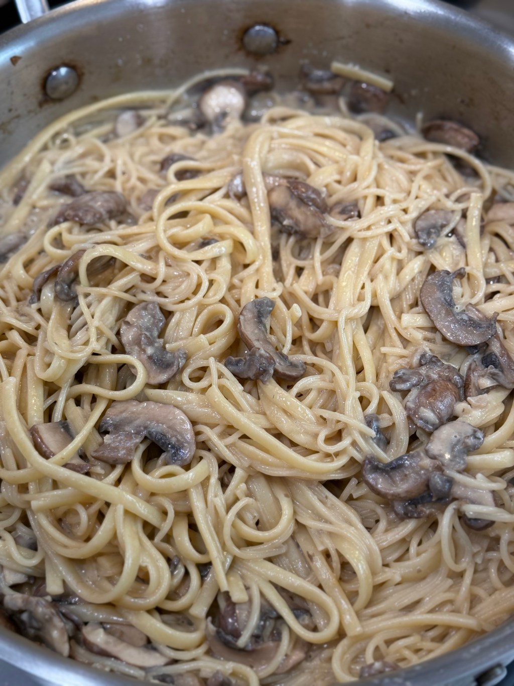 creamy miso mushroom&nbsp;pasta
