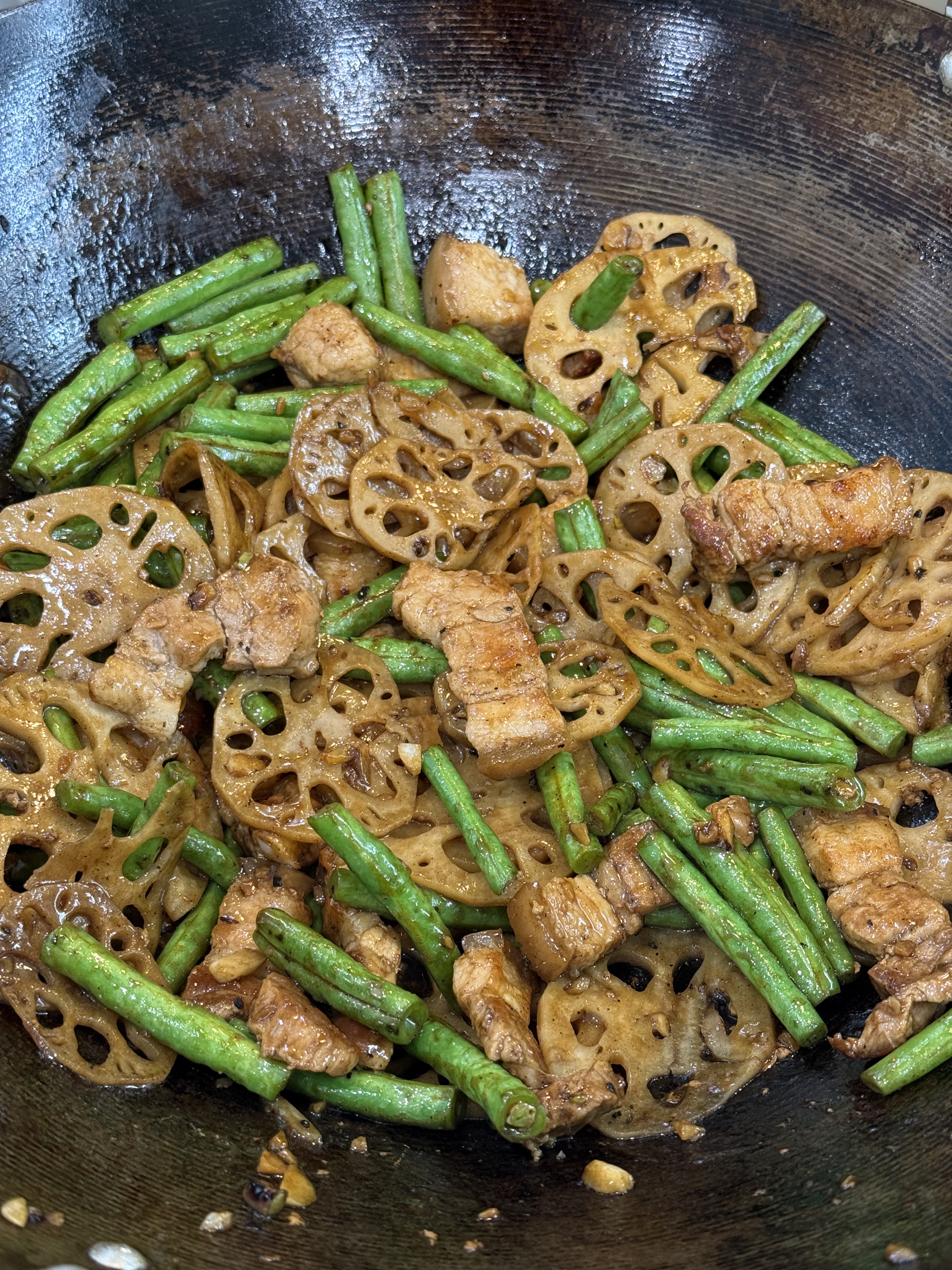 lotus root stir-fry
