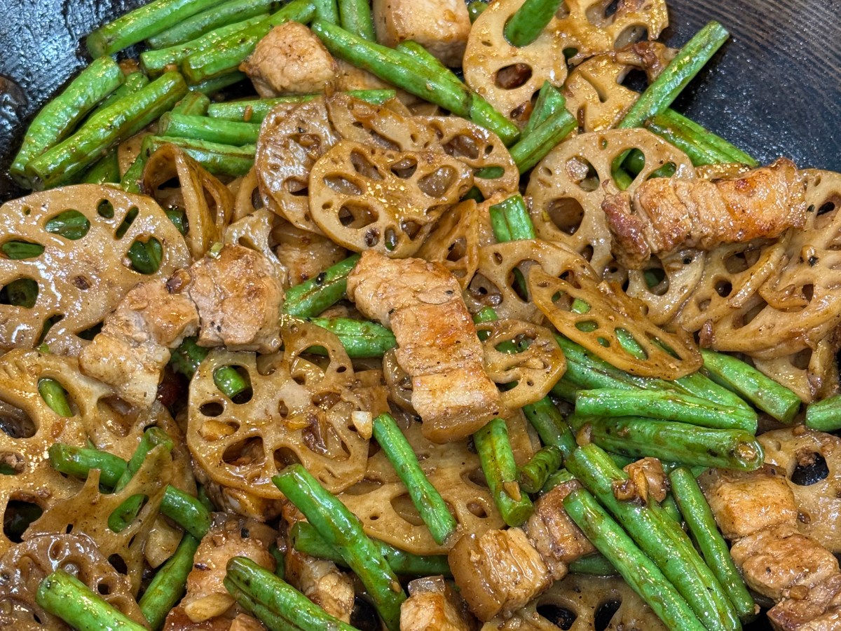 lotus root stir-fry