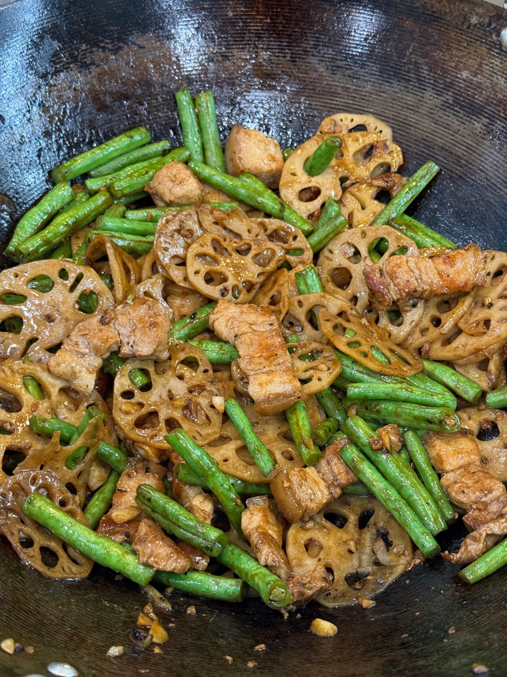 lotus root stir-fry