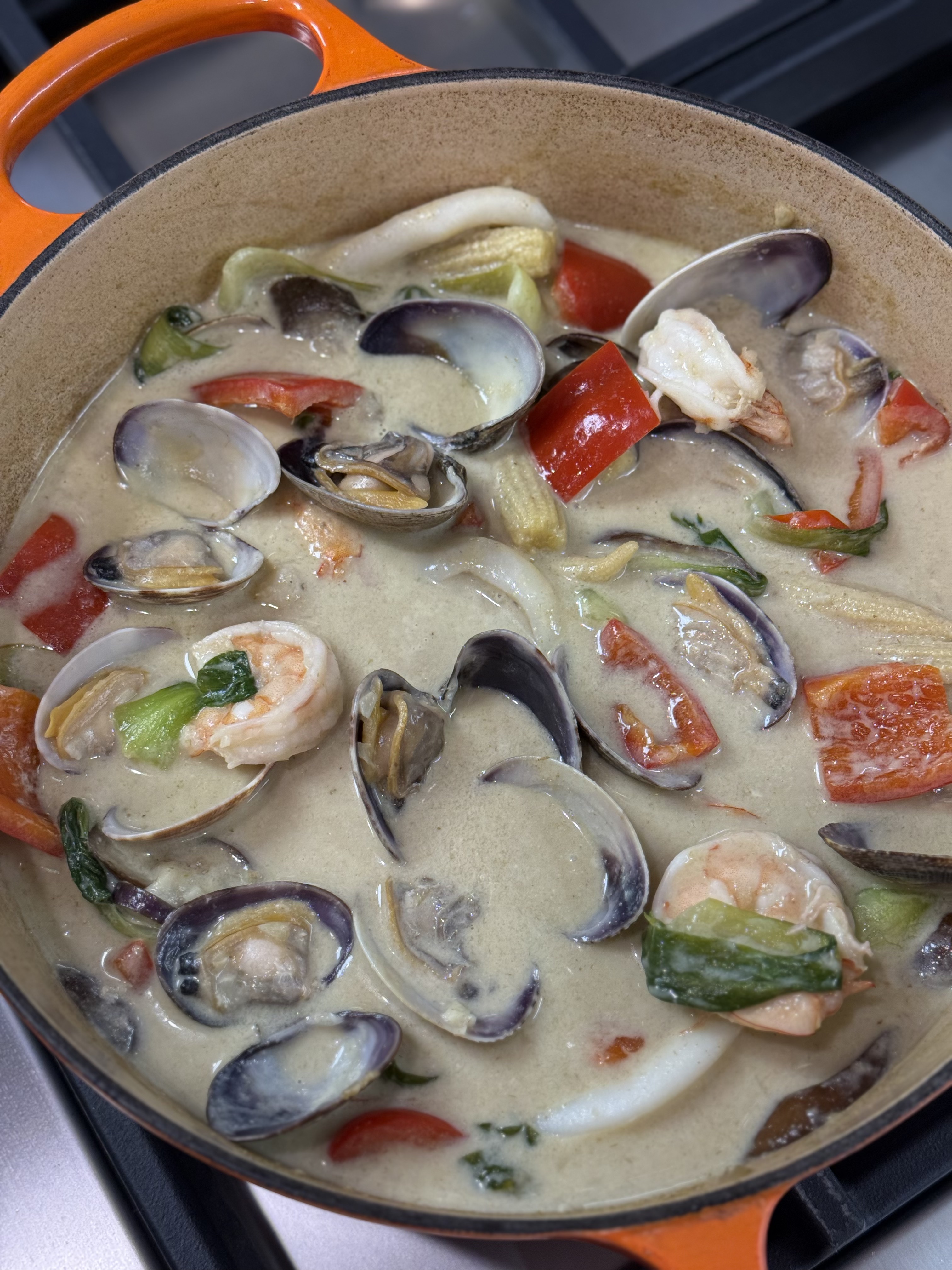 seafood coconut curry